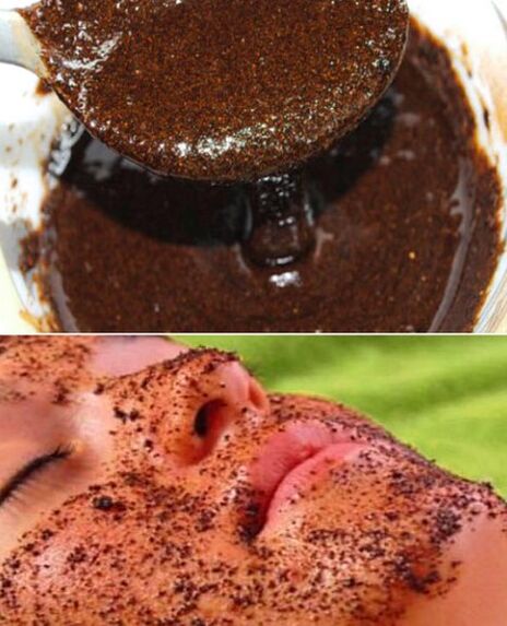 Kahve ışını ile yağma maskesi
